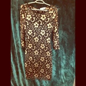 Beautifully designed dress with delicate framework